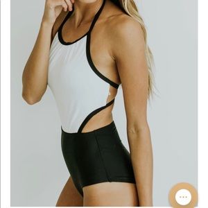 Cute one-piece bathing suit!